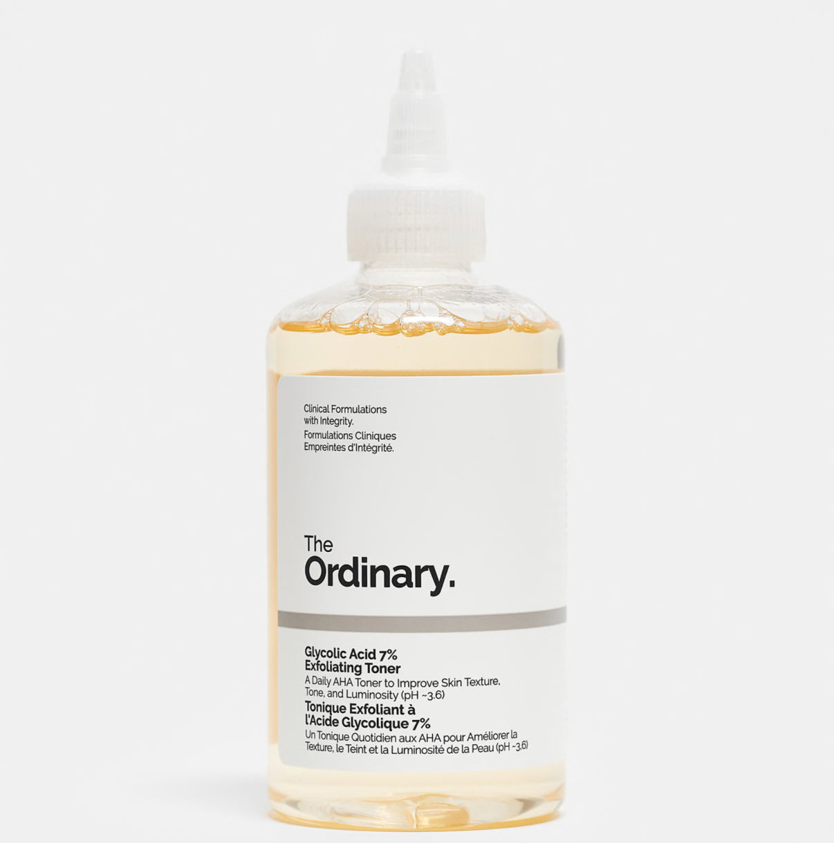 تونر تقشير جلايكوليك أسيد 7% من The Ordinary – لتحسين ملمس البشرة وإشراقتها (240 مل)